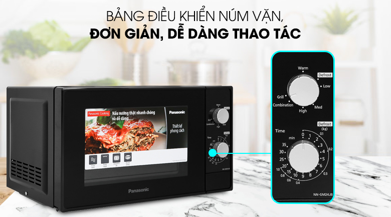 Lò vi sóng có nướng Panasonic NN-GM24JBYUE 20 lít
