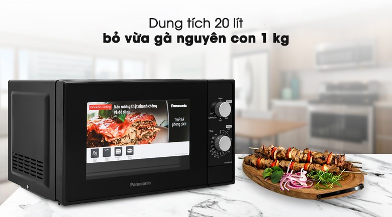 Lò vi sóng có nướng Panasonic NN-GM24JBYUE 20 lít