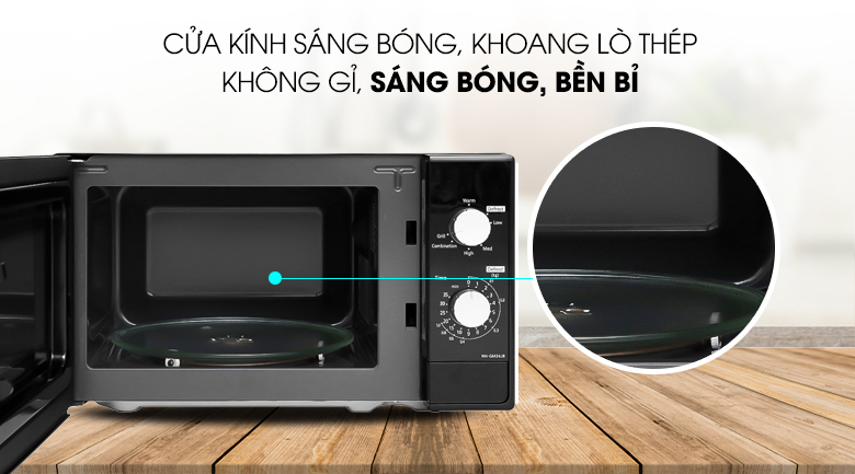 Lò vi sóng có nướng Panasonic NN-GM24JBYUE 20 lít