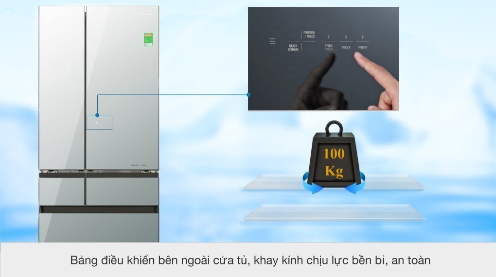 Tủ lạnh Panasonic Inverter 491 lít NR-F503GT-X2