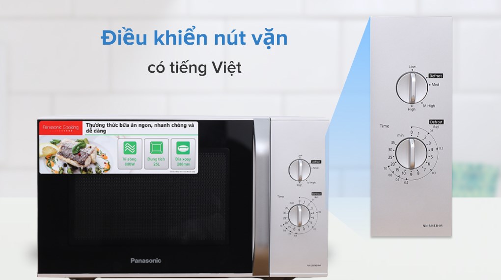Lò vi sóng Panasonic NN-SM33HMYUE 25 lít