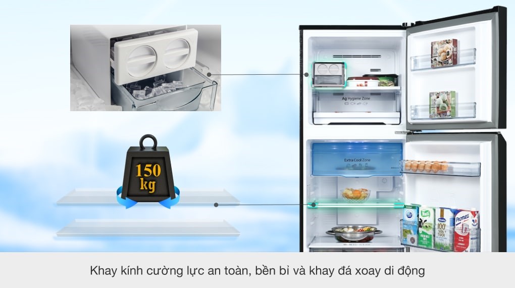 Tủ lạnh Panasonic Inverter 268 lít NR-TL301BPKV