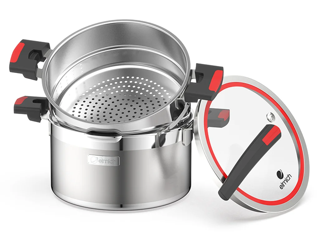Bộ Nồi Inox Liền Khối Elmich Milano EL-8272