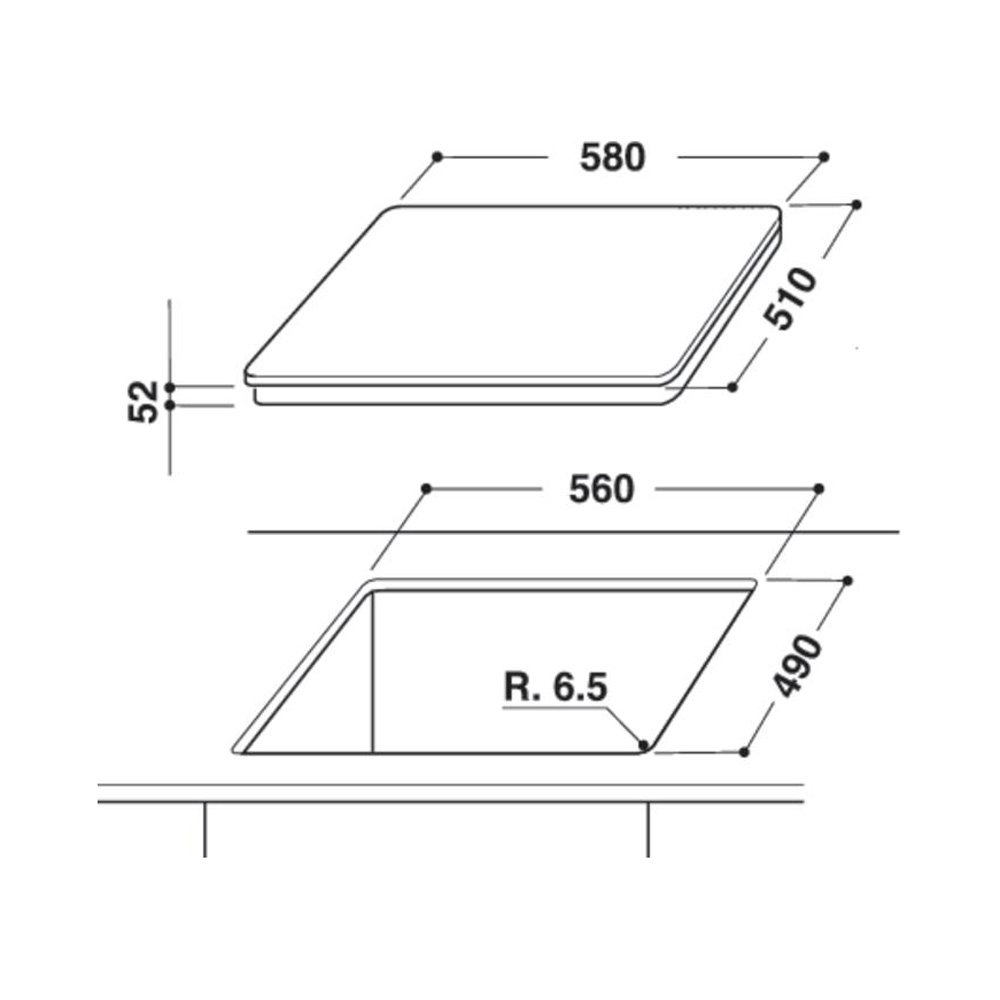 Bếp điện từ 3 bếp Whirlpool ACM865/BA