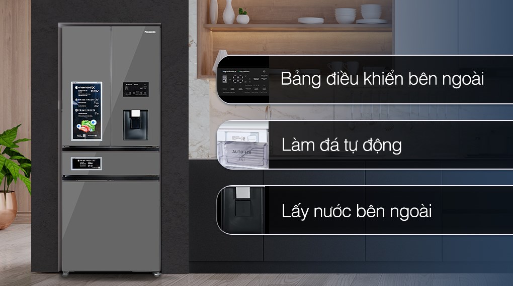 Tủ lạnh Panasonic 540 lít NR-YW590YMMV