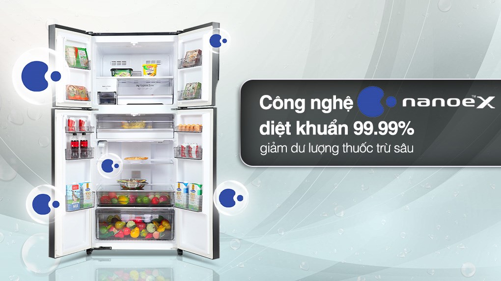 Tủ Lạnh Panasonic Inverter 4 Cánh 550 Lít NR-DZ601YGKV
