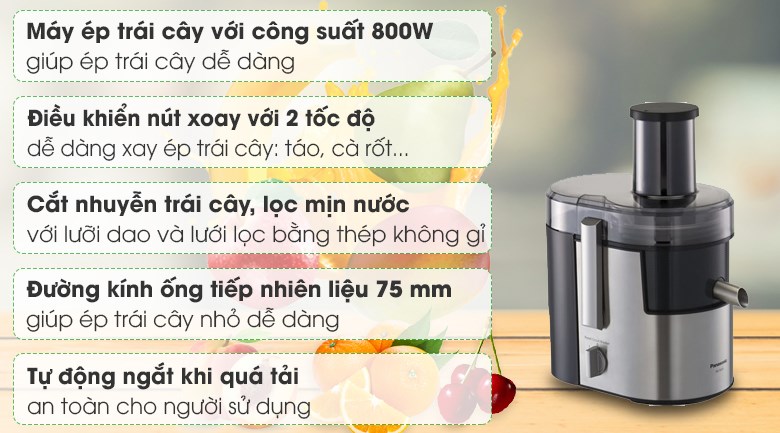 Máy ép trái cây Panasonic MJ-DJ01SRA