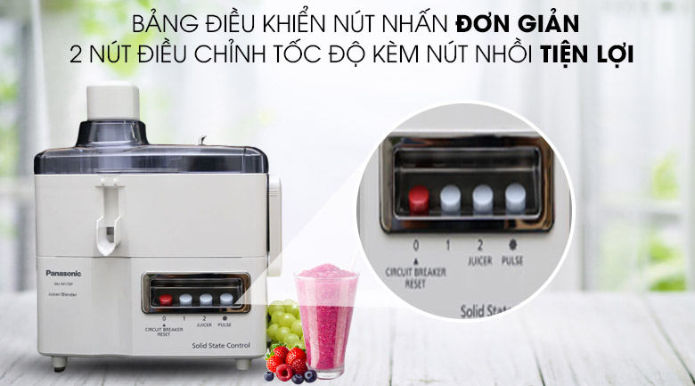 Máy xay ép đa năng Panasonic MJ-M176PWRA