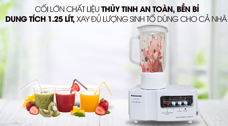 Máy xay ép đa năng Panasonic MJ-M176PWRA