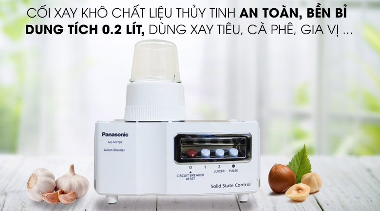 Máy xay ép đa năng Panasonic MJ-M176PWRA