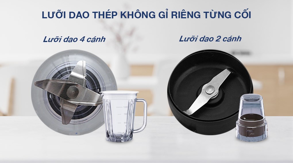 Máy xay sinh tố đa năng Panasonic MX-EX1011WRA - 2 cối