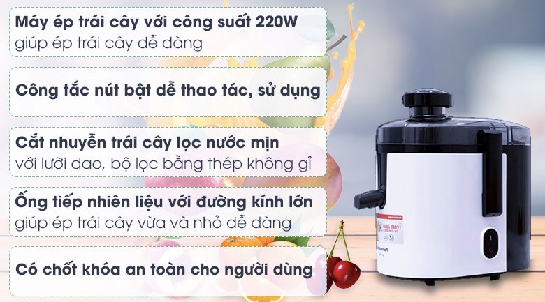 Máy ép trái cây Panasonic MJ-H100WRA