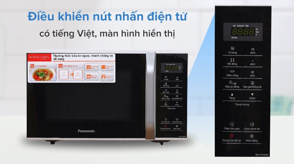 Lò vi sóng Panasonic NN-ST34HMYUE 25 lít