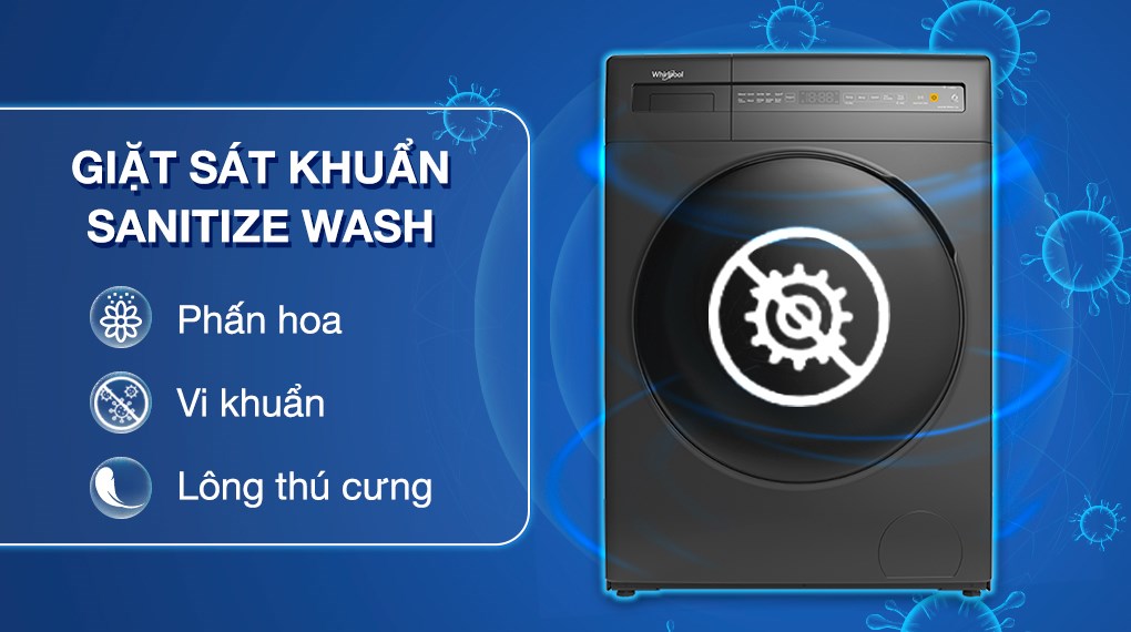 Máy giặt Whirlpool Inverter 9 kg FWEB9002FG