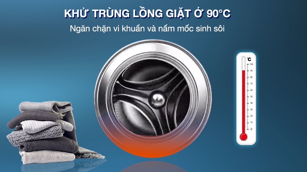 Máy giặt Whirlpool Inverter 9 kg FWEB9002FG