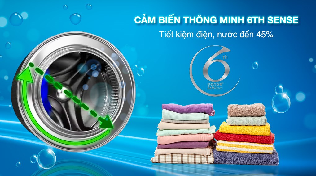 Máy giặt Whirlpool Inverter 9 kg FWEB9002FW