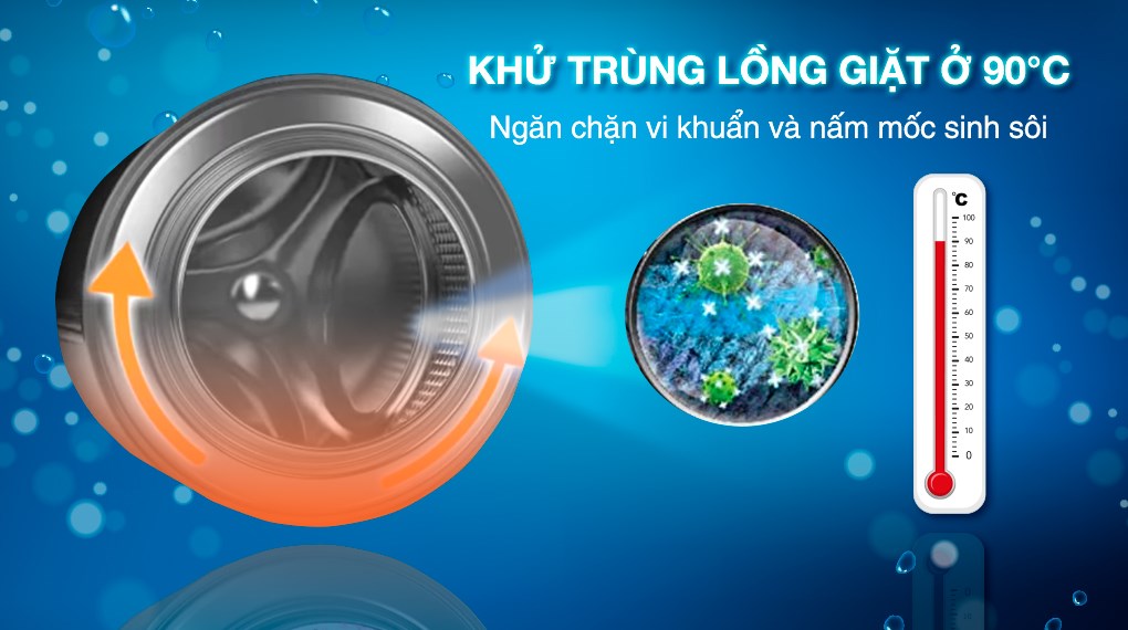 Máy giặt Whirlpool Inverter 9 kg FWEB9002FW