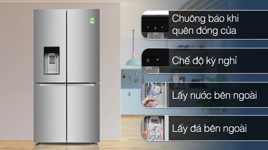 Tủ lạnh Whirlpool Inverter 592 Lít WFQ590WSSV