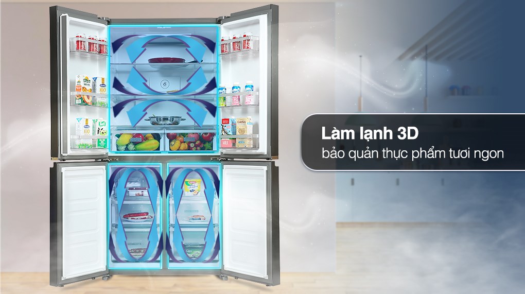 Tủ lạnh Whirlpool Inverter 594 Lít WFQ590NBGV