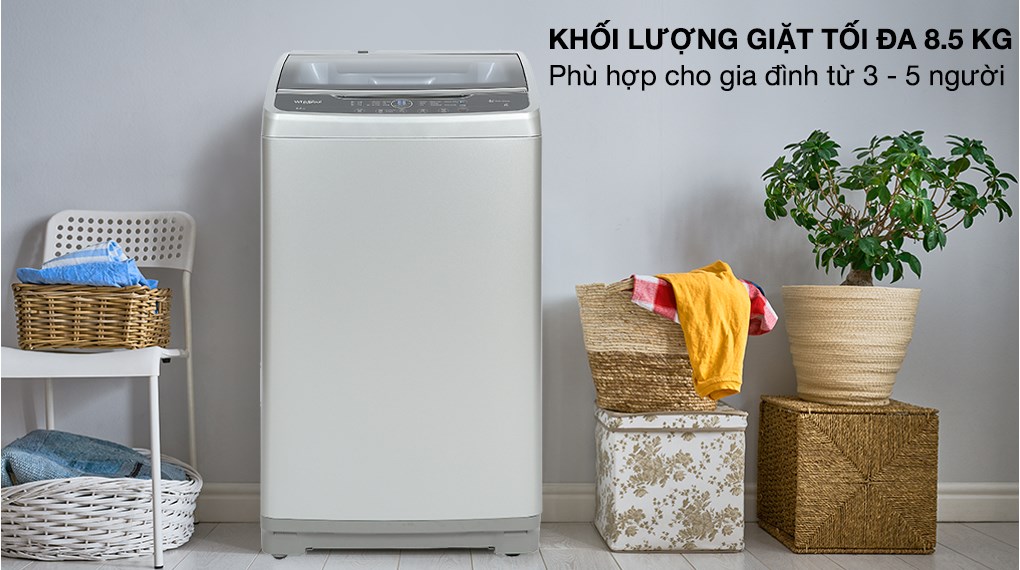 Máy giặt Whirlpool 8.5 kg VWVC8502FS