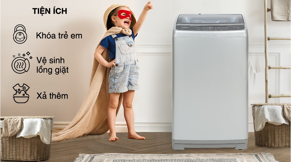 Máy giặt Whirlpool 8.5 kg VWVC8502FS
