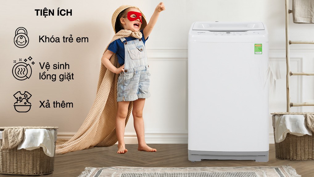 Máy giặt Whirlpool 8.5 kg VWVC8502FW
