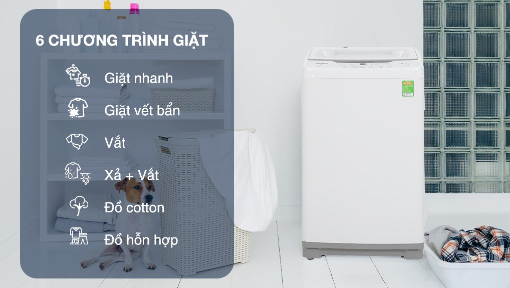 Máy giặt Whirlpool 8.5 kg VWVC8502FW