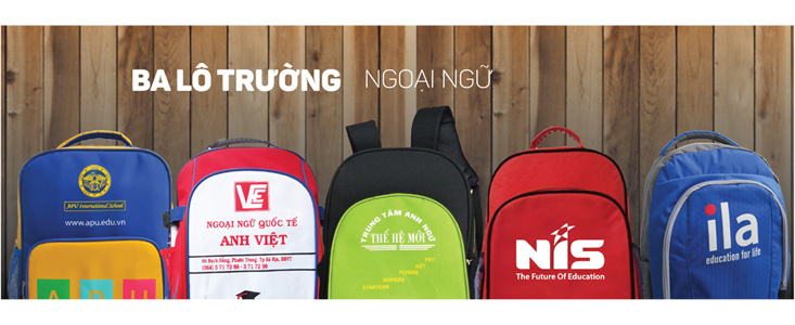 Các mẫu balo học sinh đồng phục đẹp mắt được sản xuất bởi xưởng balo ở HCM.