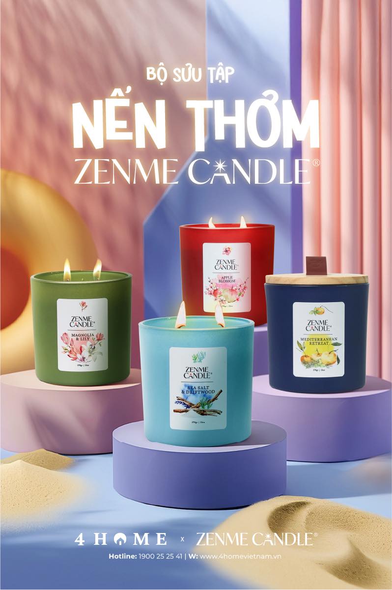 NẾN THƠM ZENME - HƯƠNG THƠM CHO MÁI ẤM NẾN THƠM ZENME - HƯƠNG THƠM CHO MÁI ẤM