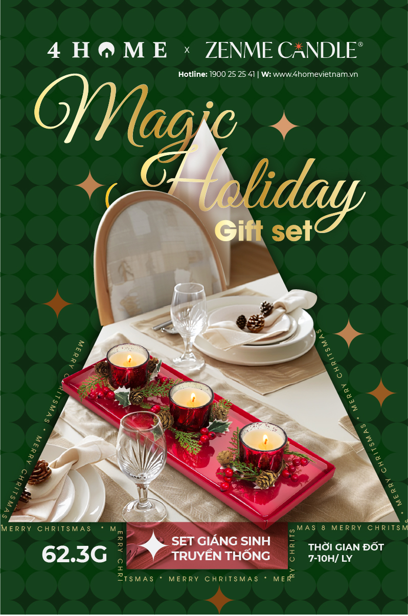 MAGIC HOLIDAY GIFT SET - QUÀ HƯƠNG THƠM ĐÓN GIÁNG SINH DIỆU KỲ MAGIC HOLIDAY GIFT SET - QUÀ HƯƠNG THƠM ĐÓN GIÁNG SINH DIỆU KỲ