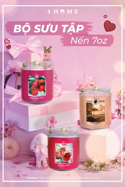 BỘ SƯU TẬP NẾN LY 7OZ - SỰ MỘC MẠC TRONG MÙI HƯƠNG BỘ SƯU TẬP NẾN LY 7OZ - SỰ MỘC MẠC TRONG MÙI HƯƠNG