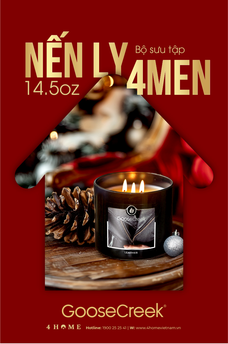 NẾN 4MEN GOOSE CREEK - QUÀ HƯƠNG THƠM, TẶNG CHÀNG GIÁNH SINH AN LÀNH NẾN 4MEN GOOSE CREEK - QUÀ HƯƠNG THƠM, TẶNG CHÀNG GIÁNH SINH AN LÀNH