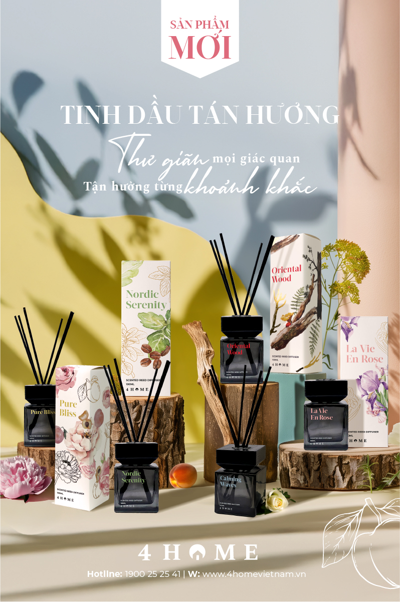 [NEW ARRIVAL] - BST TINH DẦU TÁN HƯƠNG 4HOME