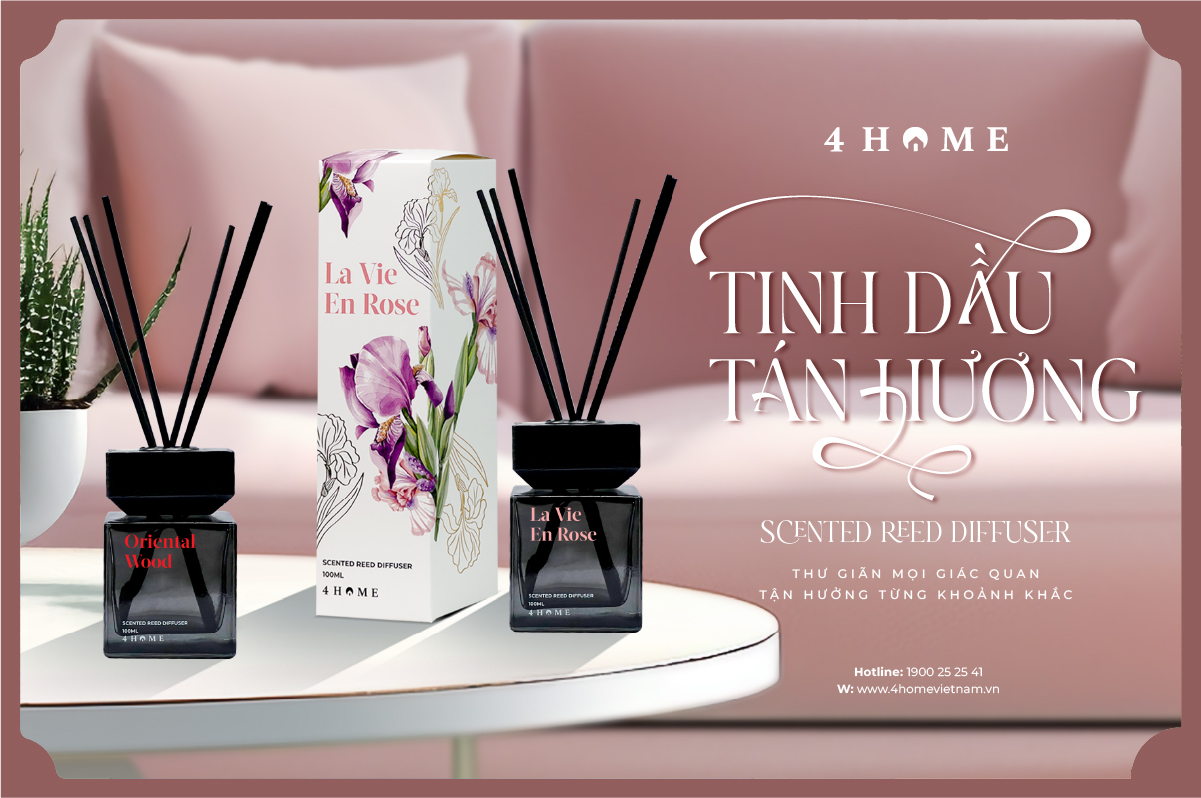 BST TINH DẦU TÁN HƯƠNG 4HOME - NÂNG TẦM KHÔNG GIAN SỐNG BST TINH DẦU TÁN HƯƠNG 4HOME - NÂNG TẦM KHÔNG GIAN SỐNG