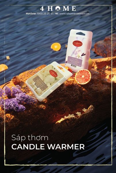 SÁP THƠM CANDLE WARMER - MANG ĐẾN HƯƠNG THƠM TỰ NHIÊN AN LÀNH CHO NGÔI NHÀ BẠN SÁP THƠM CANDLE WARMER - MANG ĐẾN HƯƠNG THƠM TỰ NHIÊN AN LÀNH CHO NGÔI NHÀ BẠN