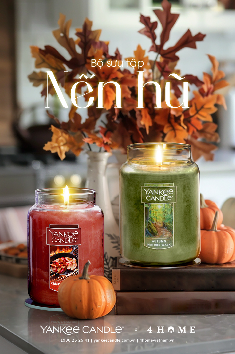 BST NẾN HŨ YANKEE - HƯƠNG THU VỀ TRONG TỪNG KHOẢNH KHẮC BST NẾN HŨ YANKEE - HƯƠNG THU VỀ TRONG TỪNG KHOẢNH KHẮC