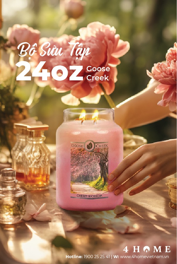 BỘ SƯU TẬP NẾN GOOSE CREEK 240Z - HƯƠNG THƠM SANG TRỌNG và TINH TẾ BỘ SƯU TẬP NẾN GOOSE CREEK 240Z - HƯƠNG THƠM SANG TRỌNG và TINH TẾ