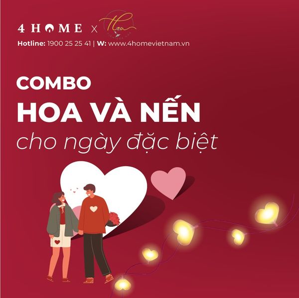 COMBO HOA VÀ NẾN CHO NGÀY ĐẶC BIỆT