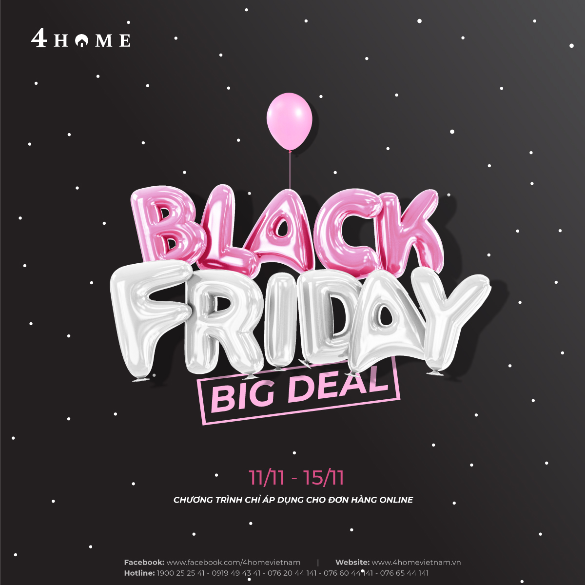 FLASH SALE - ƯU ĐÃI CỰC KỲ HẤP DẪN MÙA BLACK FRIDAY