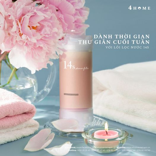 DÀNH THỜI GIAN THƯ GIÃN CUỐI TUẦN VỚI LÕI LỌC NƯỚC 14S SHOWER FILER