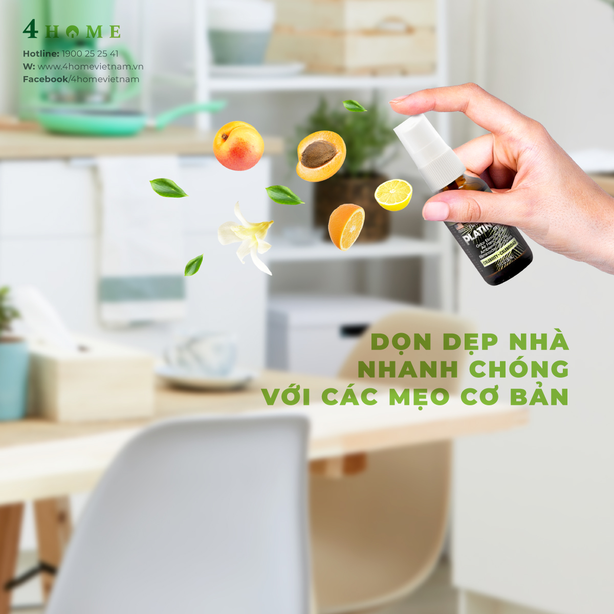 DỌN DẸP NHÀ NHANH CHÓNG VỚI CÁC MẸO CƠ BẢN