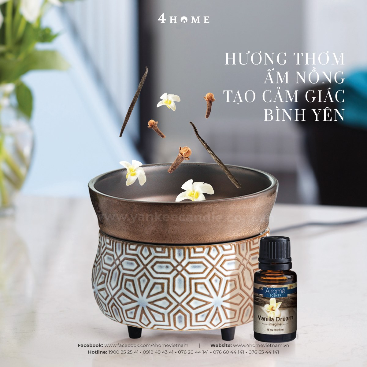 TINH DẦU VANILLA DREAM SCENTS - TẬN HƯỞNG PHÚT GIÂY THƯ GIÃN & BÌNH YÊN