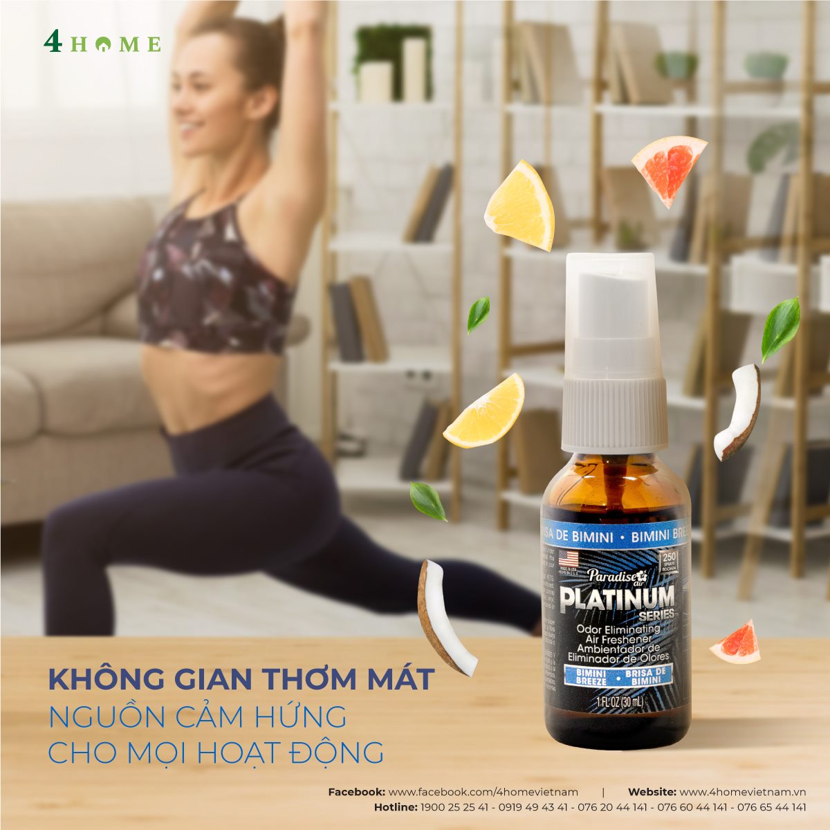 KHÔNG GIAN THƠM MÁT - NGUỒN CẢM HỨNG CHO MỌI HOẠT ĐỘNG