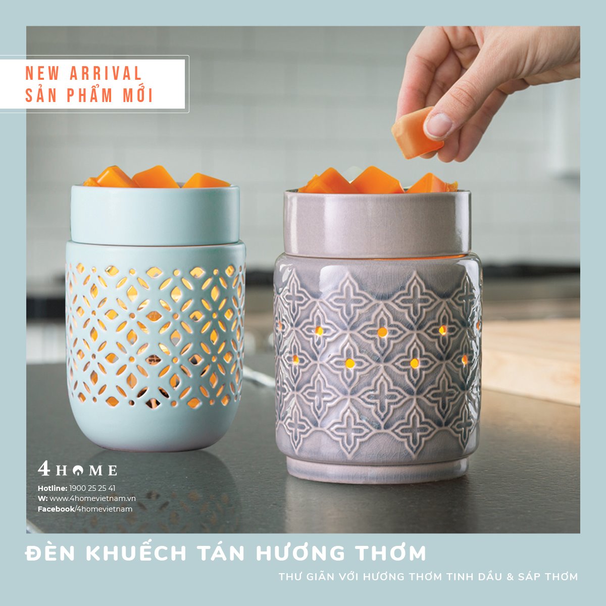 [NEW ARRIVAL] - ĐÈN KHUẾCH TÁN HƯƠNG THƠM