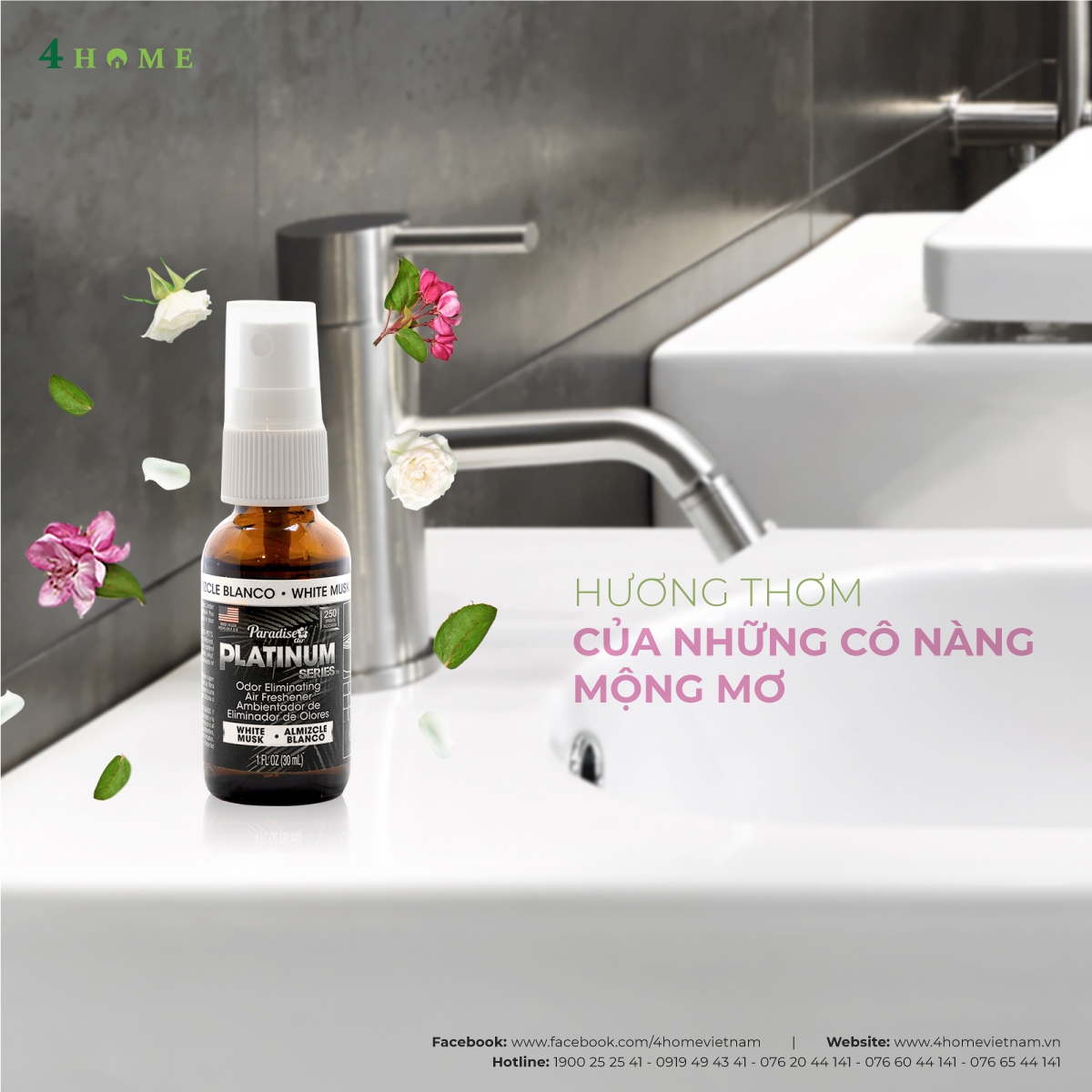 TINH DẦU KHUẾCH TÁN WHITE MUSK - HƯƠNG THƠM CHO CÔ NÀNG MỘNG MƠ