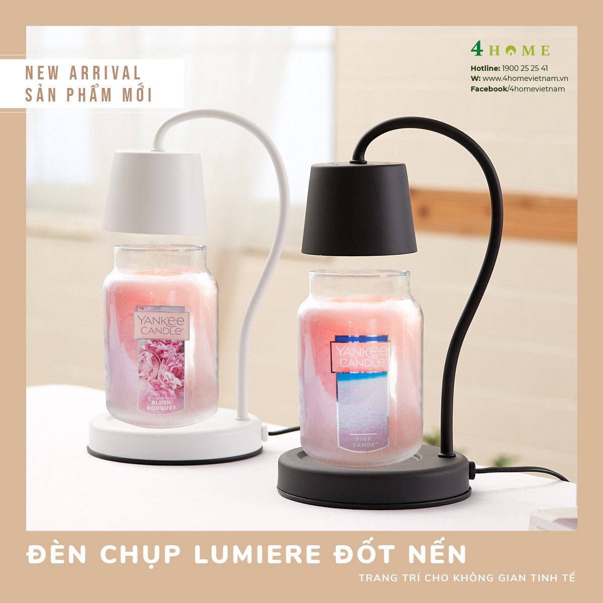 [NEW ARRIVAL] - ĐÈN CHỤP ĐỐT NẾN LUMIERE