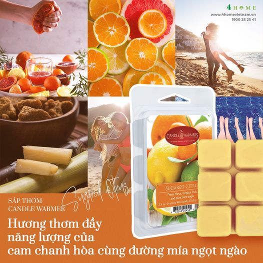 SÁP THƠM SUGARED CITRUS - HƯƠNG THƠM THANH MÁT & NGỌT NGÀO