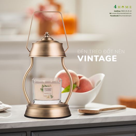 ĐÈN TREO ĐỐT NẾN VINTAGE - SẮC MÀU MỚI ĐẦY SANG TRỌNG