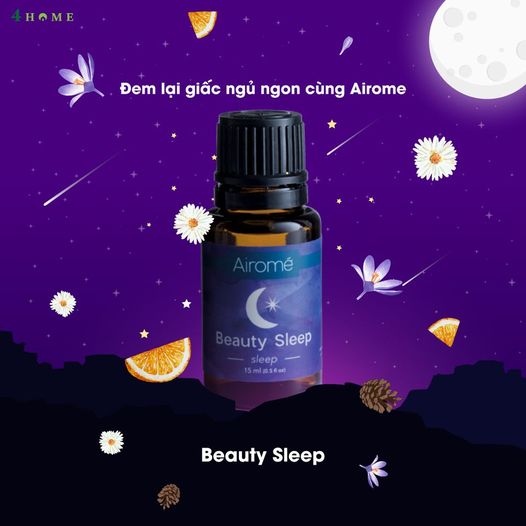 THƯ GIÃN TINH THẦN & NGỦ NGON VỚI TINH DẦU AIROME BEAUTY SLEEP