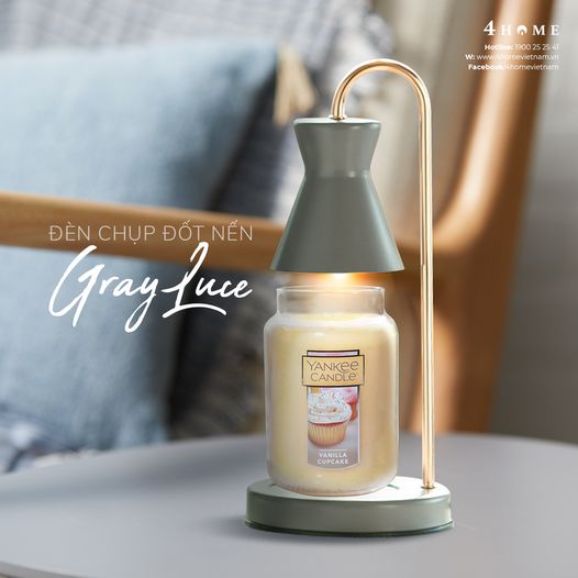 ĐÈN CHỤP ĐỐT NẾN GRAY LUCE